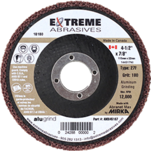 Extreme Abrasives Branded AluGrind Flap Disc Private Label